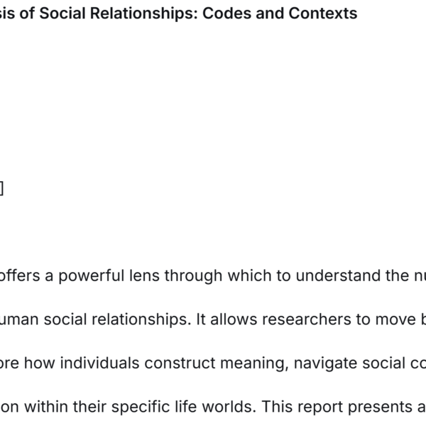 BEHL2020: Research Report Assessment