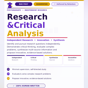 BAC7007 Dissertation Handbook 2026 | Cardiff Metropolitan University Published: 05 Mar, 2026 Category Assignment Subject Education University Cardiff Metropolitan University (CMU) Module Title BAC7007 Dissertation Word Count 8,000 – 10,000 words BAC7007 Dissertation Handbook Module Title Dissertation Module Number BAC7007 HECoS Subject Code 100107 Level 7 Credits 40 ECTS Cred